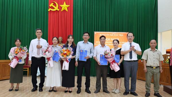 Đảng ủy xã Tây Trà sơ kết tình hình thực hiện nhiệm vụ chính trị 6 tháng đầu năm 2026