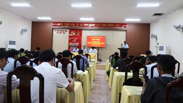 Xã Tây Trà tổ chức Hội nghị sơ kết đánh giá tình hình kinh tế - xã hội, quốc phòng - an ninh 9 tháng đầu năm, phương hướng, nhiệm vụ quý IV năm 2026