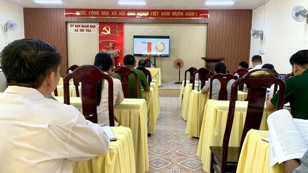UBND XÃ TÂY TRÀ TỔ CHỨC HỘI NGHỊ SƠ KẾT ĐÁNH GIÁ KẾT QUẢ THỰC HIỆN NHIỆM VỤ 06 THÁNG ĐẦU NĂM 2026 VÀ TRIỂN KHAI KẾ HOẠCH THỰC HIỆN NHIỆM VỤ 06 THÁNG CUỐI NĂM 2026